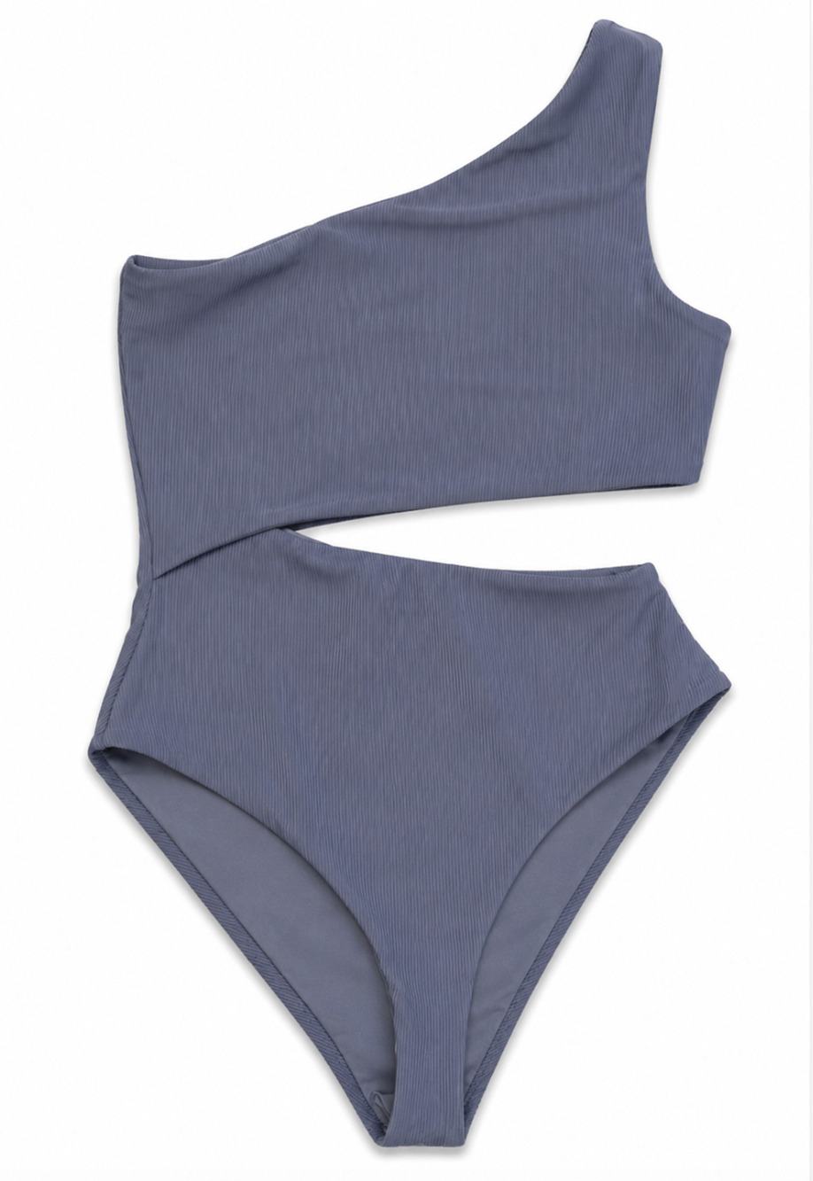 NEW BEACH RIOT GRAY CELINE RIBBED ONE PIECE SWIMSUIT FREE PEOPLE SZ S